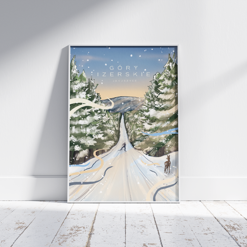 Plakat Góry Izerskie Jakuszyce